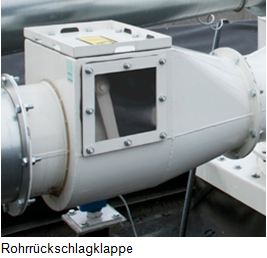 Rohrrueckschlagklappe