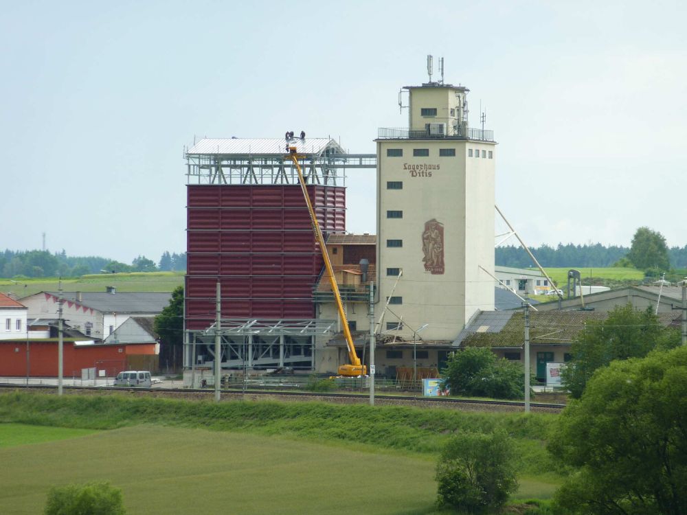 Rechtecksilo Lagerhaus Vitis